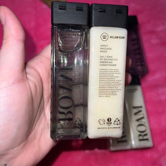 William Roam Travel Shampoo Conditioner Bundle new Toiletry - Picture 4 of 4